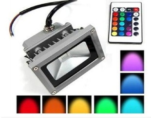 30w LED七彩泛光灯 RGB泛彩灯10 50w60w100W KTV