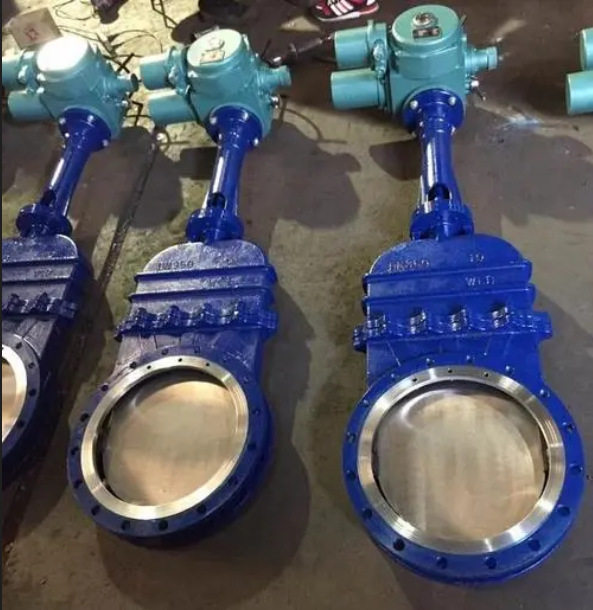 PZ973X-10C手电两用刀型闸阀电动浆液阀DN600耐磨电动刀闸阀DN700