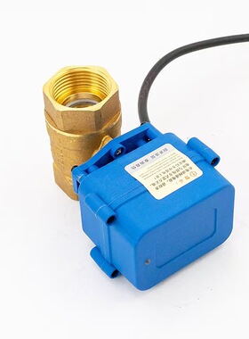 220V两线常闭常开式电动阀体DN25断电复位球阀开关DN1520防水智能