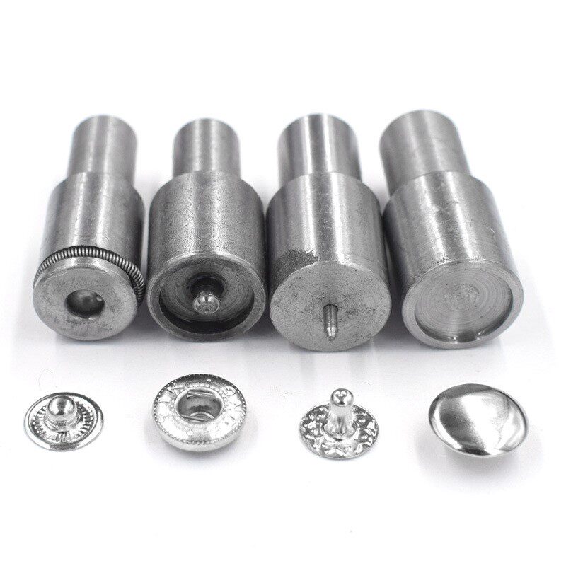 现货批发脚踏机磨具四合扣配套安装工具4件套加硬啪扣电动机模具