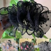 雪纺欧根纱抓夹蕾丝发夹春夏新款 诗泊雅 韩版 简约发饰