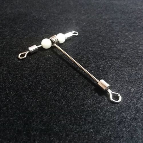 T型三叉夜光小天平小配件垂钓用品海钓船钓天平钓组子线分线器