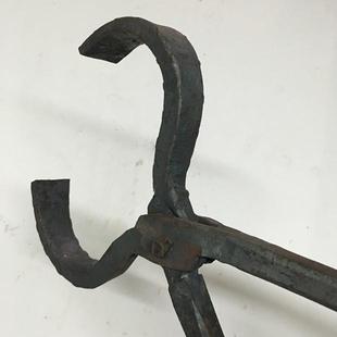 包邮 铁匠钳打铁夹钳尖嘴铝锭圆口扁咀铁钳工业钳溶铝锭钳一物一拍