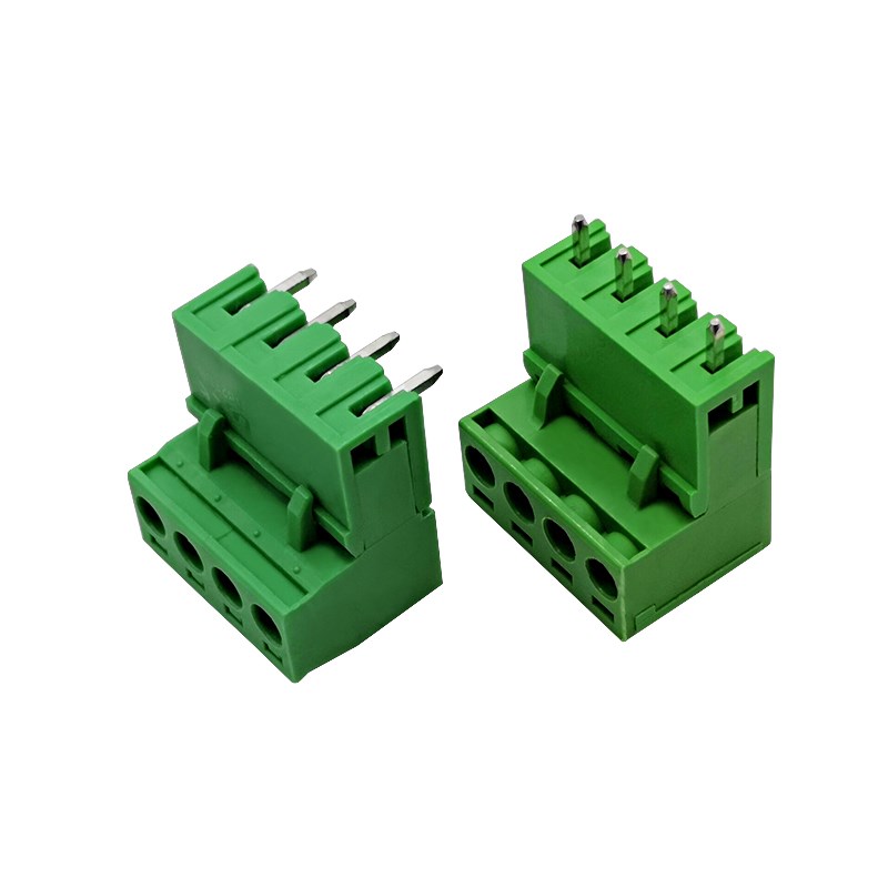 2EDG-5.08 直脚/弯脚端子插拔式子 5.08间距 公母PBC板端子连接器
