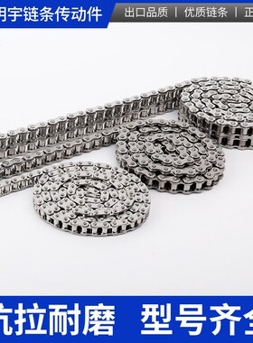 304不锈钢单排双排链条2分3分06B 4分08B 08A5分10AB 6分12AB1寸