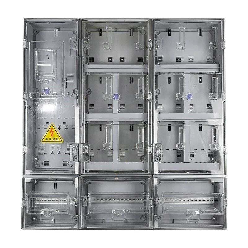 透明塑料电表箱南网C型南网单相电表箱 透明电表箱W