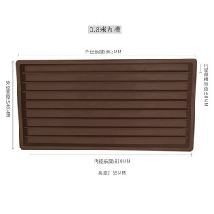 岩芯盒岩心盒岩心箱岩芯箱2/4/5/6/7格9格10格塑料盒地质勘探胶盒