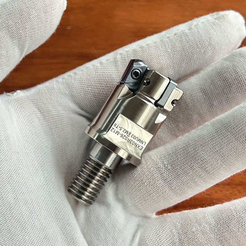 加硬EXN03R双面快进给铣刀杆锁牙头LNMU0303ZENR刀片刀杆21 26 32