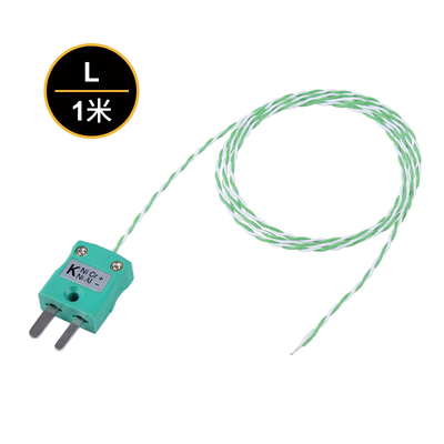 炉温测试线K型热电偶测温线绿白色线波峰焊SMT回流焊传感器感温线
