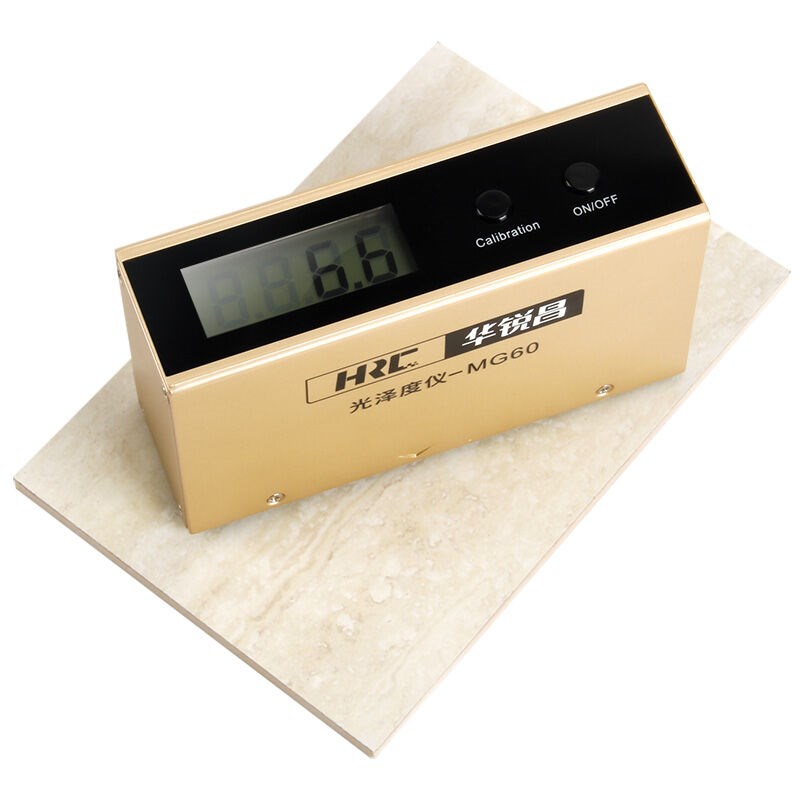 HRC华锐昌数字光泽度计MG60油漆烤漆光泽度测试仪0-199.9GU石材测