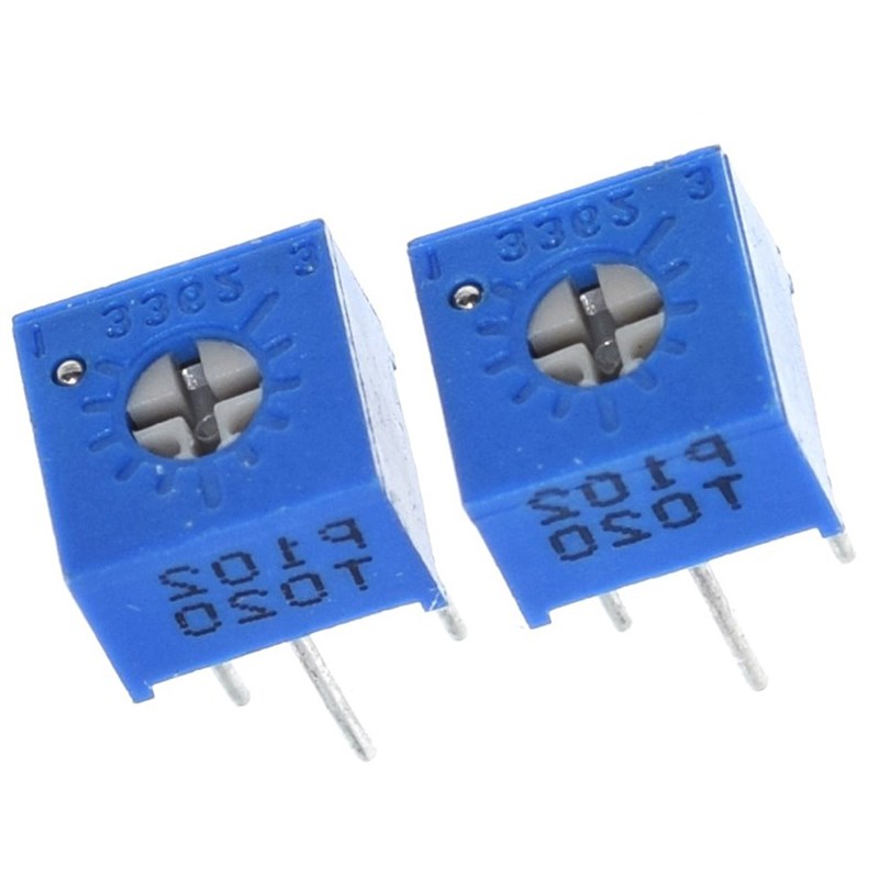 3362P电位器精密可调电阻站立式50K/1M/5/500/2/20/200/100欧10K