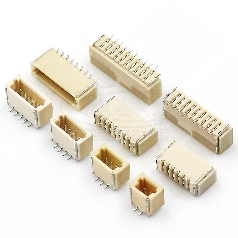 1.0卧贴端子2P立贴SH1.0MM间距接插件3P接线端子4P连接器5P贴片座