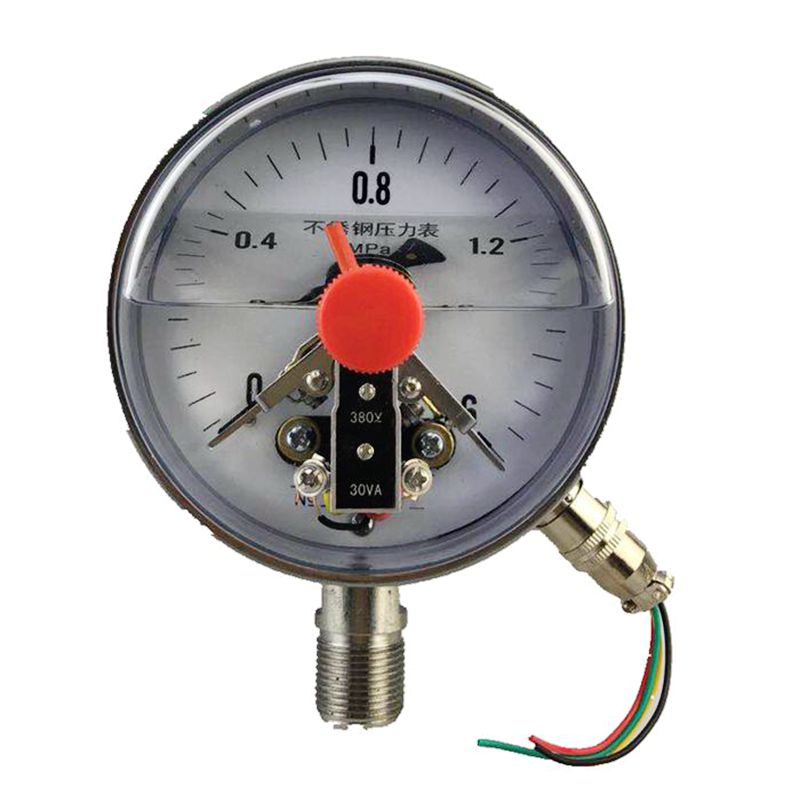 YNXC100BF 0-40MPA耐震不锈钢电接点压力表 全304耐高温 防腐蚀