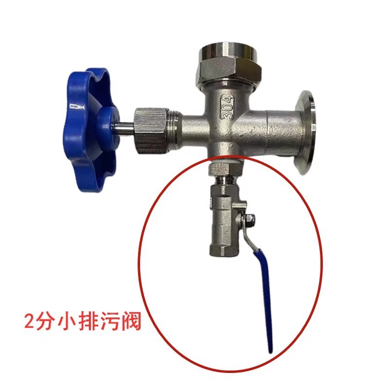 304不锈钢卡盘快装考克石英液位计拷克水位计锅炉高温玻璃管阀门