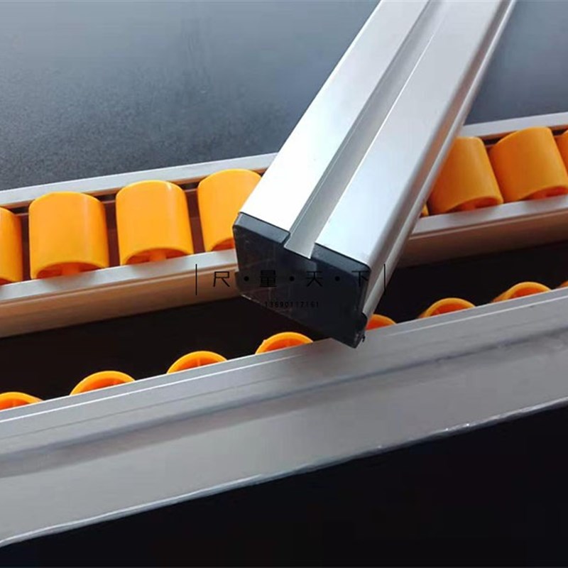 流利条木a工机械推台锯配件木工具锯台顺畅滑轮支架条封边机流利