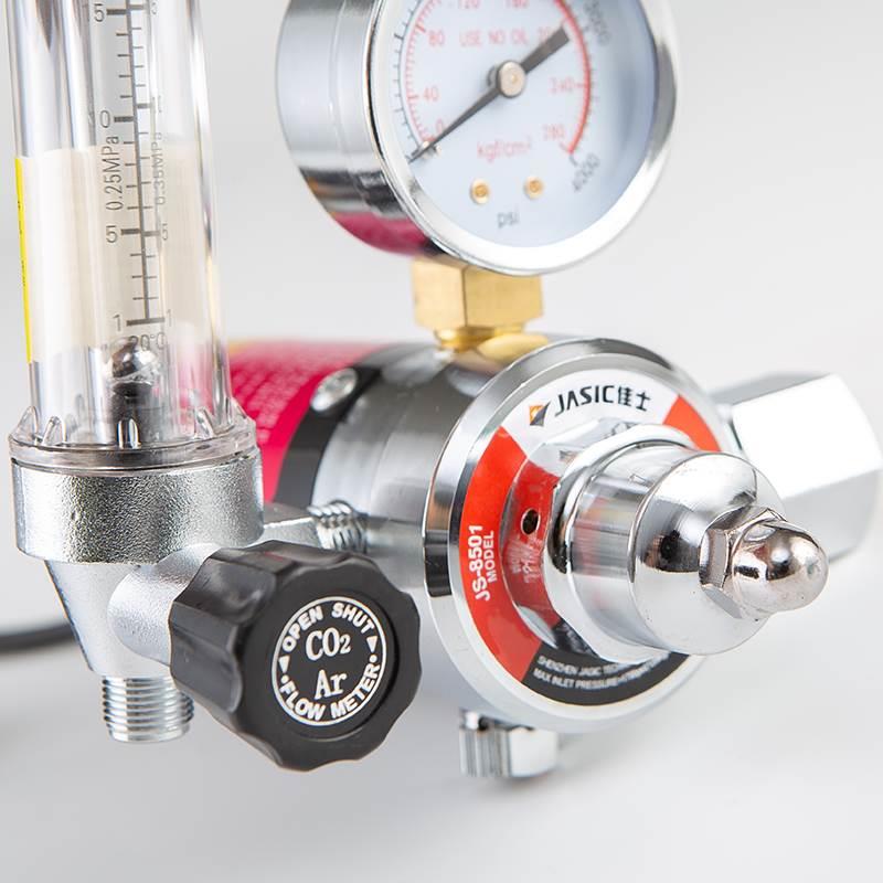 佳士二保焊机压力表YQT 731L二氧化碳减压阀co2混合加热器36v*
