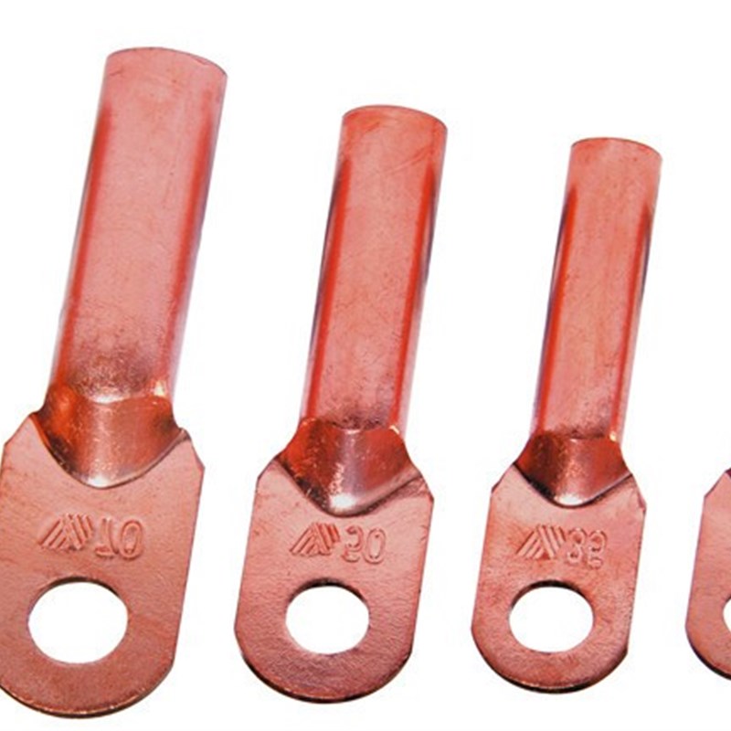 铜鼻子DT-120mm2 线鼻子 电缆铜接线端子 铜管鼻