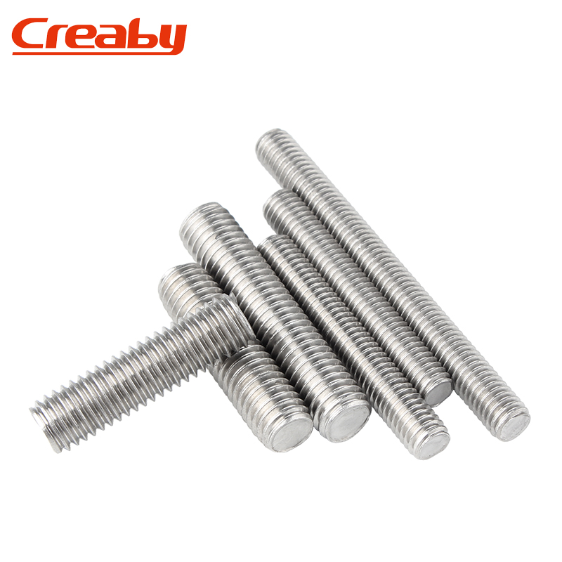 304不锈钢螺杆丝杆牙条通丝全螺纹牙棒螺纹杆螺栓M4M5M6M8M10M12