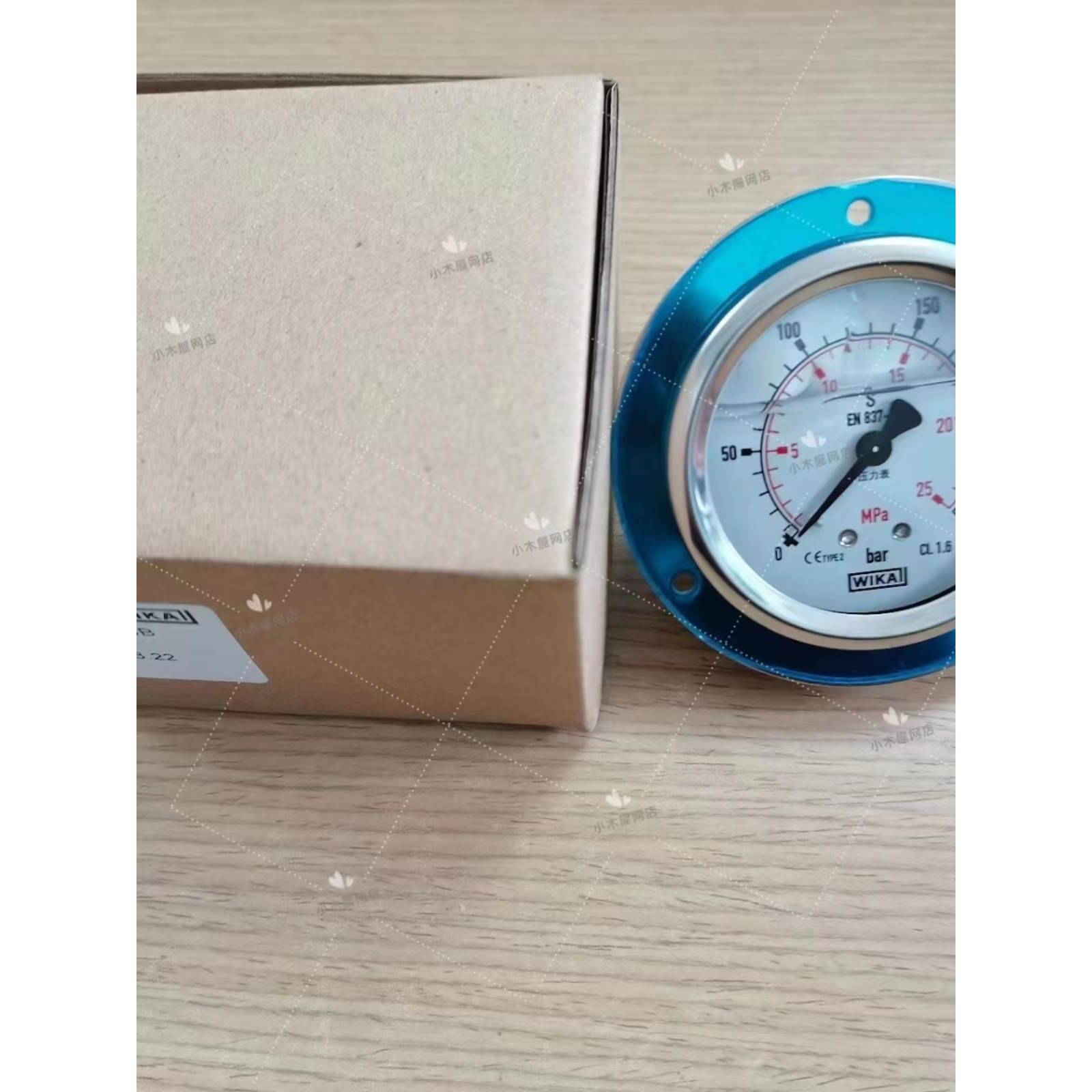 威卡机械式压力表213.53.063 0-25MPA 0-250bar 轴向带边上海现货
