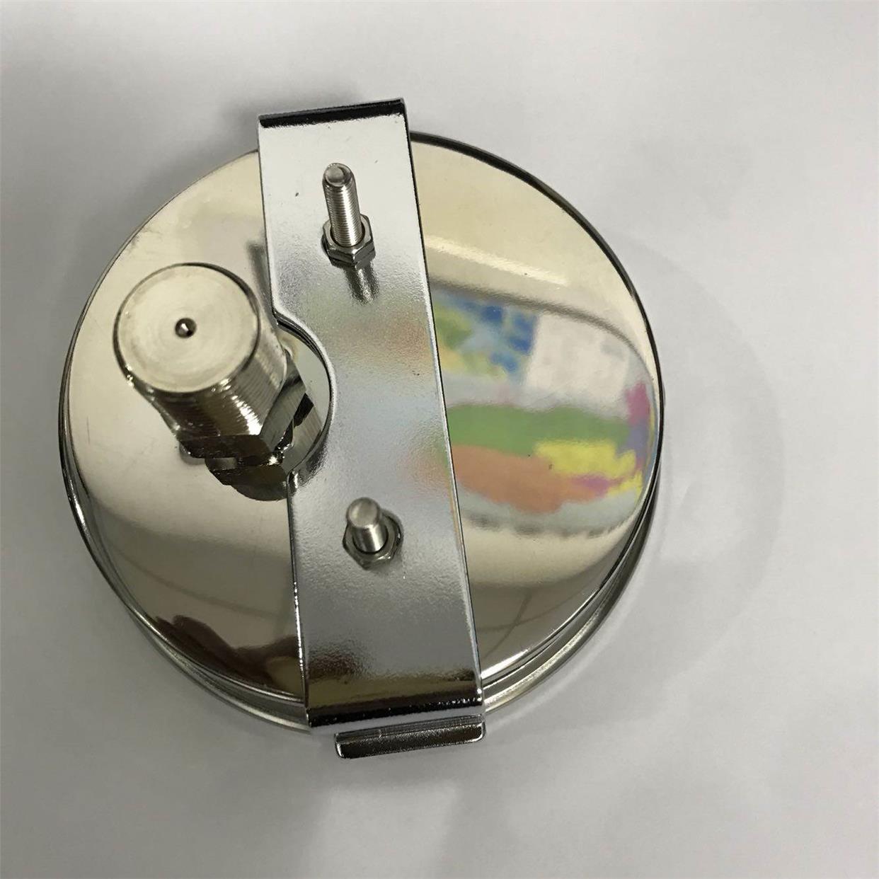 轴向耐震带支架压力表 YN-100Z-U 3mpa 450psi 直径100mm m20x1.5