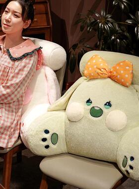 1VPR嘟嘟兔床头软包大靠背客厅沙发靠垫腰枕学生宿舍床上看书枕头