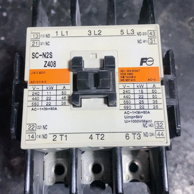 SC-N2S/Z408接触器,原装拆机,实物如图,功能包