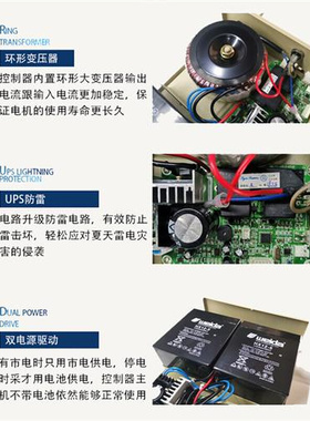 DC24V交直流卷门机停电宝电动门卷帘车库门储备电源卷闸门控制器