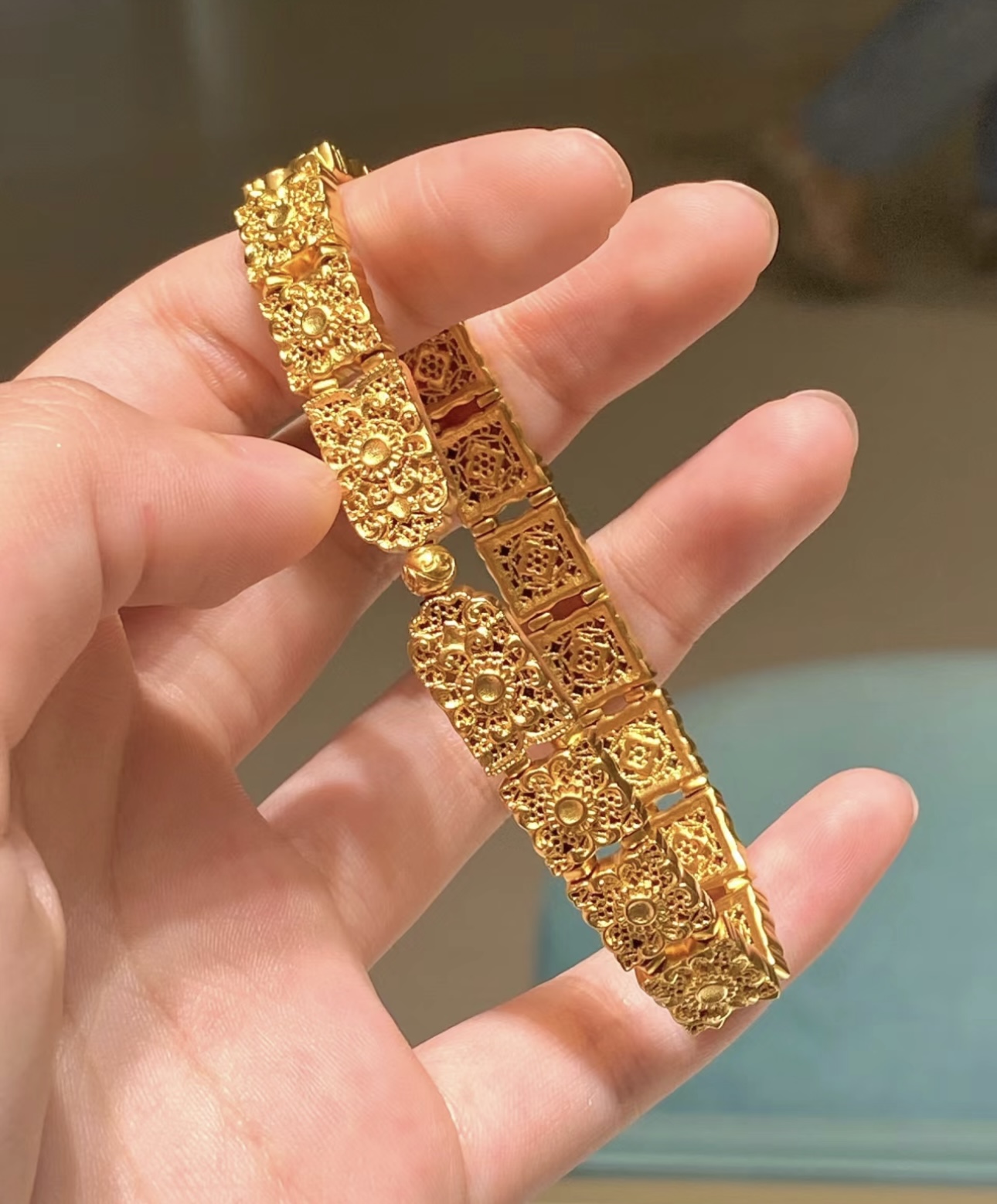周大福足金盛世华彩手链克减140