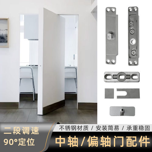 中轴偏轴门地弹簧有框门弹动器