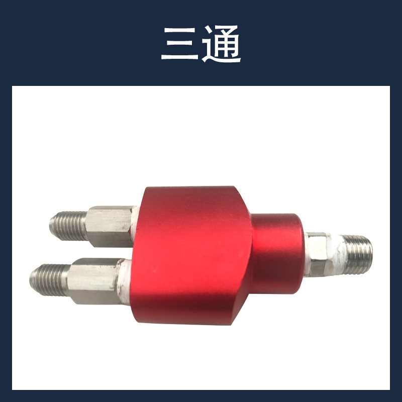热销高压组分注浆机配件牛油头枪头E三通弹珠弹簧高压管压力表注