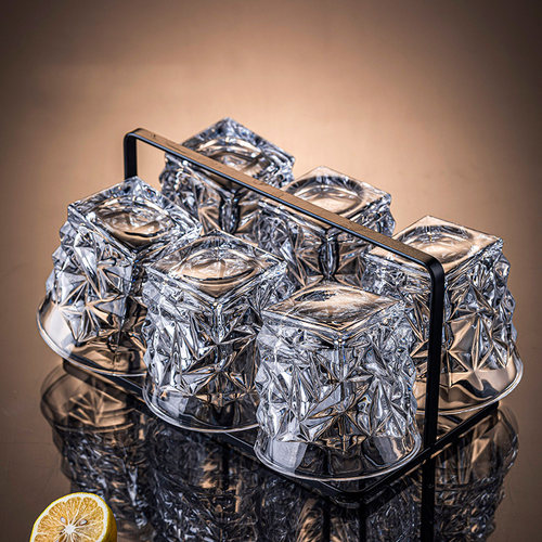热销威士忌酒g杯家用洋酒杯套装欧式水晶酒杯酒吧创意啤酒杯鸡尾