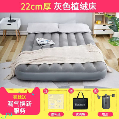 新品气垫床单人家用 双人充气床垫加大气垫加厚户外便携充气床