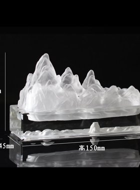 古法琉璃千里江山熏香炉s家用摆件禅堂卧香炉室内供佛茶道花道山
