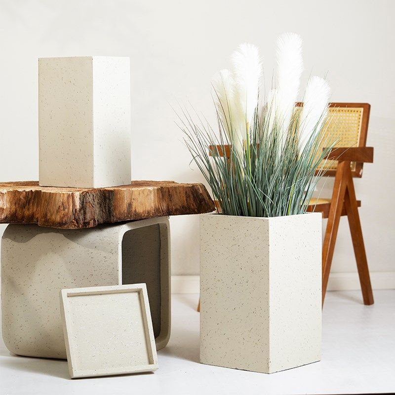 新款水泥花盆成品镁泥方形大号落地简约阳台户外园艺花箱花槽绿植,鲜花速递/花卉仿真/绿植园艺,花盆,淘宝优惠券,粉丝福利购,淘宝优惠卷