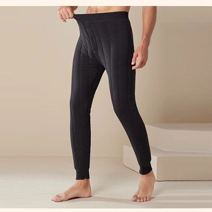 羊毛裤女100%纯羊男款羊绒毛裤加绒加厚高腰抑菌内穿老人保暖裤子