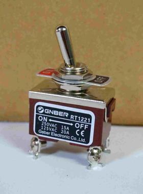 冈本工控 二极一通型摇柄钮子开关 RT-1221