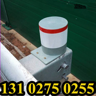 树脂纤维复合材料SMC玻璃钢柱帽式轮廓标反光圆帽形附着式轮廓标