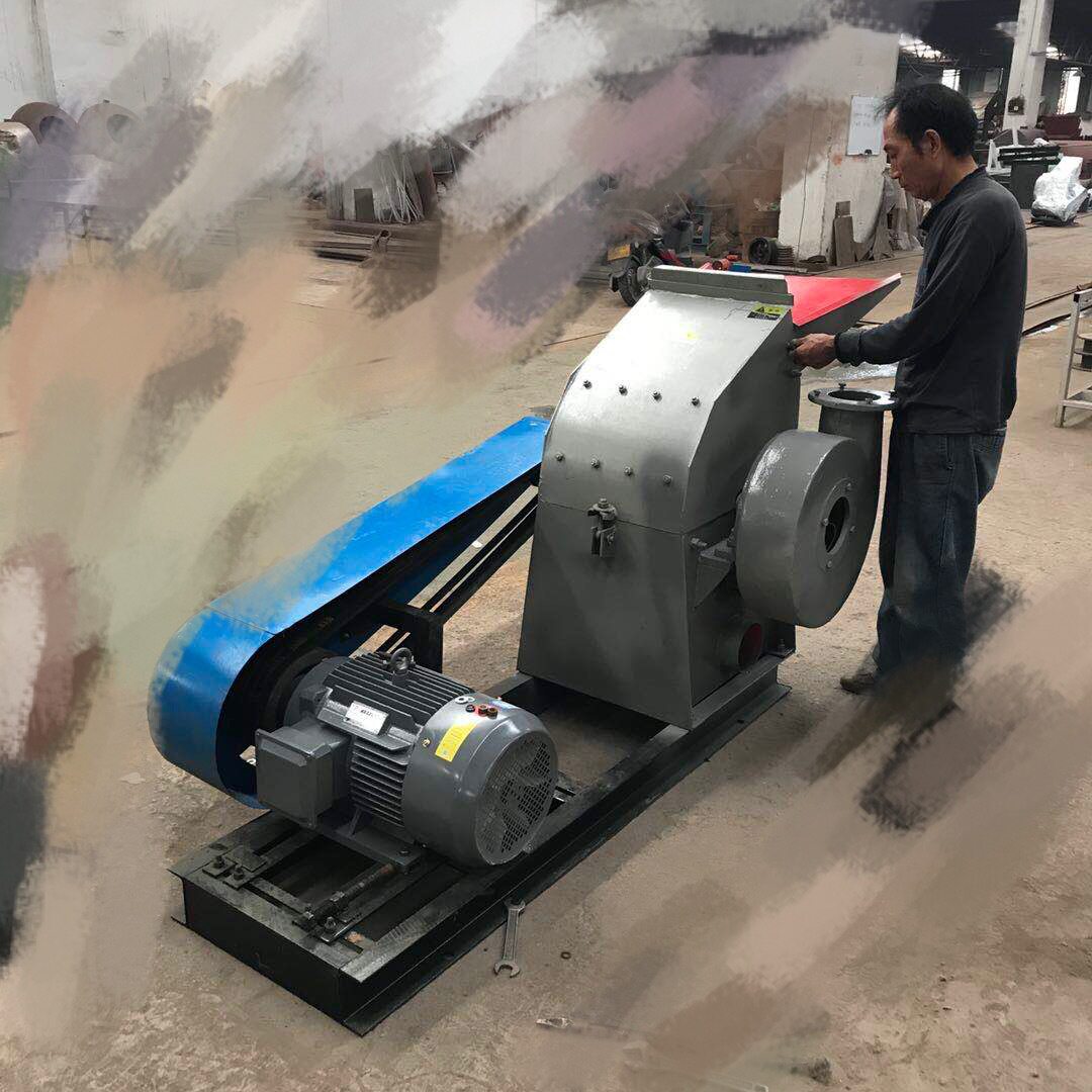 立式锤片泡沫板细碎机 泡沫粉碎颗粒机 掺保温砂浆用