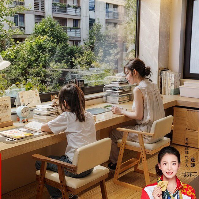 实木儿童学习椅子可调节升降座椅小学生专用写字椅书桌椅餐椅