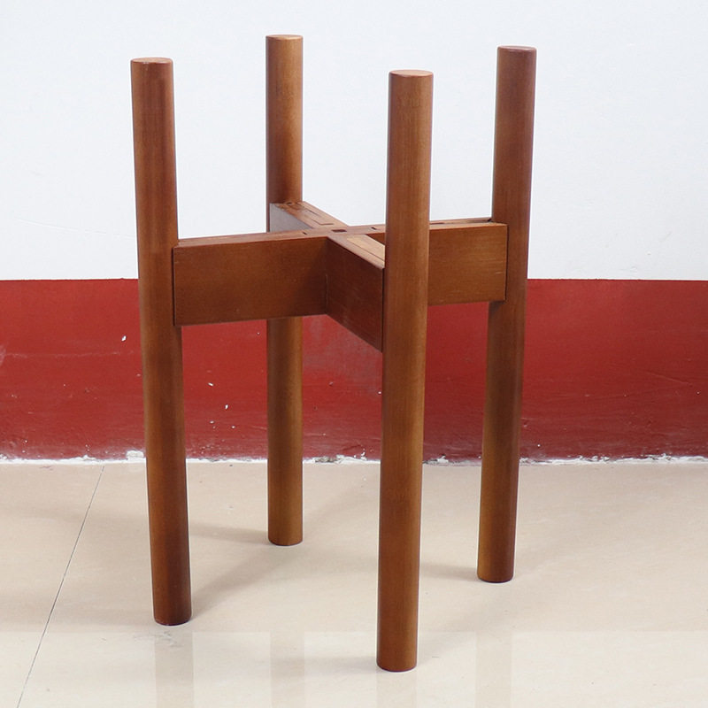 北欧实木花架落地客厅现代简约竹子创意花盆架子绿萝单个花盆支架,电子元器件市场,电线扎带/束线带,淘宝优惠券,粉丝福利购,淘宝优惠卷