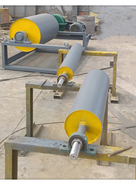 强磁矿山永磁滚筒传送带半磁全磁 干选除铁器磁辊吸铁不锈钢动力