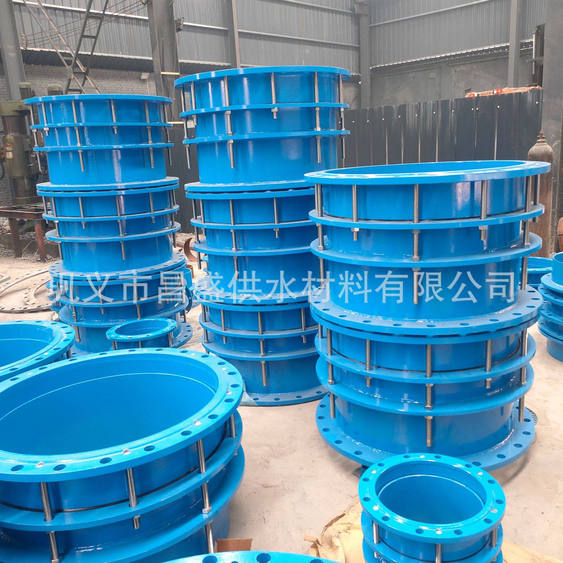 vssja-2/b2f双法兰管路伸缩接头 大口径阀门配套钢制限位伸缩器