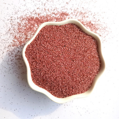 粉色海砂30-60目 80目 石榴石水刀砂  隆和厂家供应 15312133044