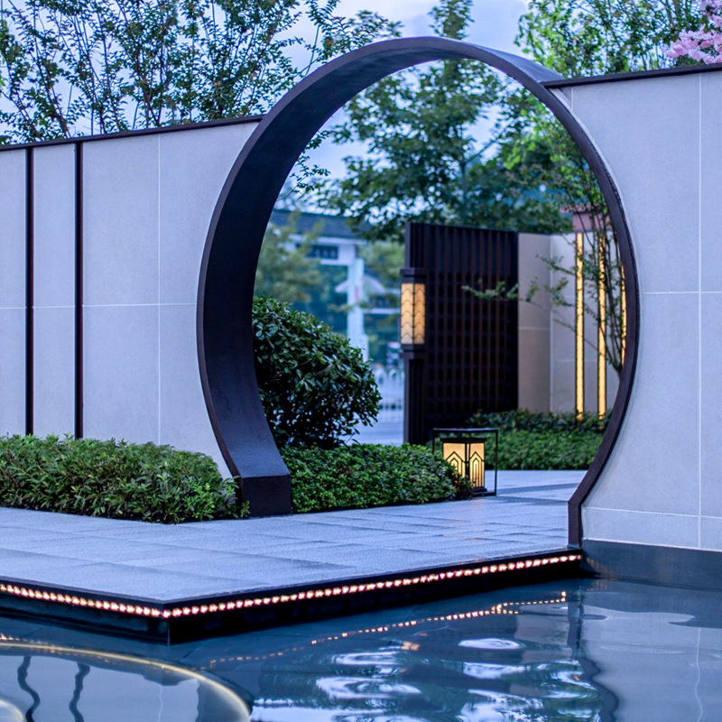 户外灯防水新中式草地庭院灯园林景观灯花园别墅灯具太阳能草坪灯