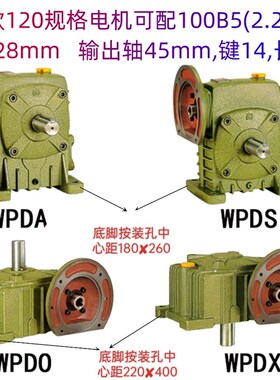 WPDA/WPDS/WPDO/WPDX120 135 155 175 200 250蜗轮减速机厂家直销