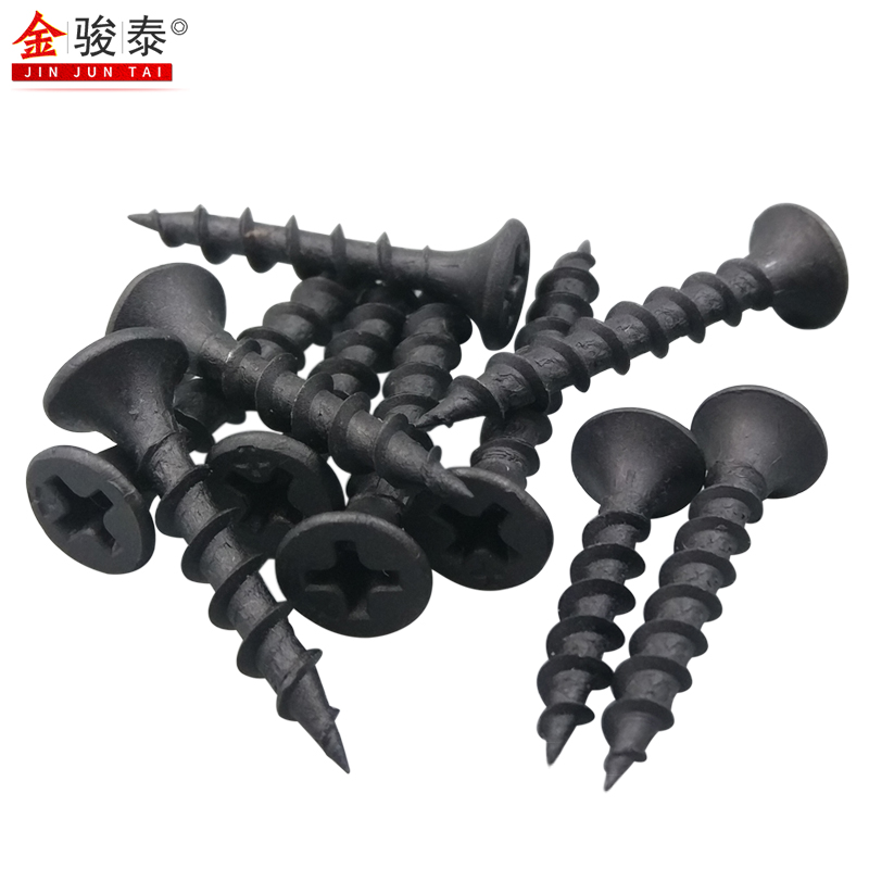 加硬快牙自攻g螺丝钉黑色十字沉头自攻螺丝粗牙宽牙快速木牙螺钉M