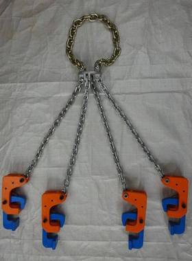 。油桶吊钩挂钩吊钳吊架链条式钩子吊环起重钳铁桶吊链双叉车专用