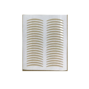 不用刷胶水拨拨小姐同款自粘蕾丝网状双眼皮贴肉色肤色隐形不反光