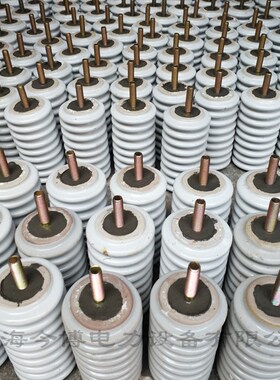 10kv20kv白色瓷瓶陶瓷支柱绝缘子柱60*1M35户内胶装拉杆绝缘子柱