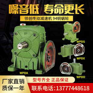 涡轮蜗轮蜗杆齿轮箱立式减速机WPDA WPDO小型减速器带电机WPDS100